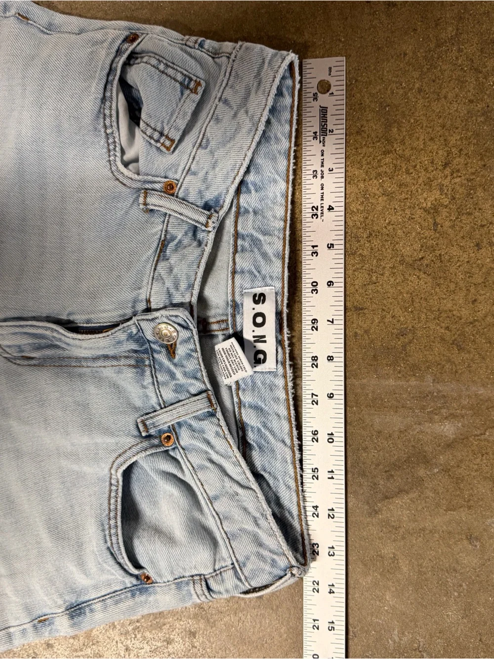 SONG Light Blue womens Straight-Leg Jeans
